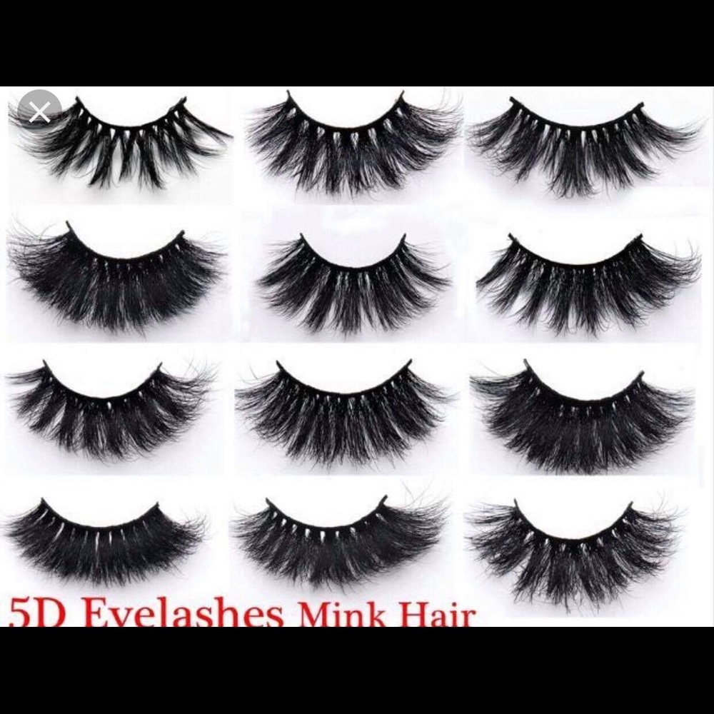 Eye lashes 8.00 each
